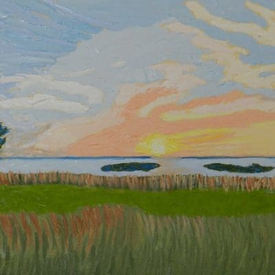 Peace On The Sound - Oil Painting