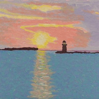 Stream of Light - Oil Painting